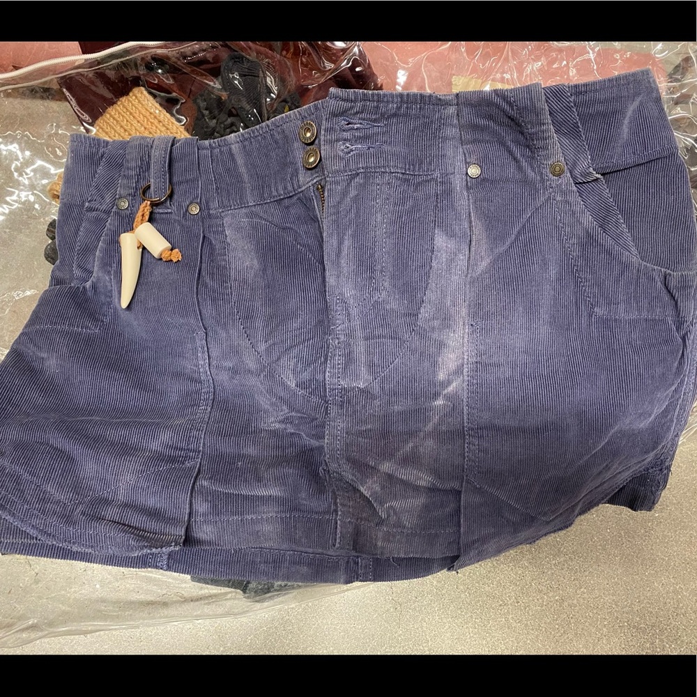 Vintage Diesel Corduroy Faded Purple Mini Skirt